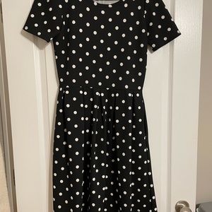 LuLaRoe Amelia Large polka dot dress